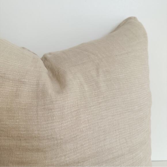 Set of 2 Restoration Hardware Crinkled Linen-Cotton Euro Shams - Picture 3 of 11